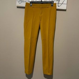 Banana Republic- mustard Sloan slim fit pants